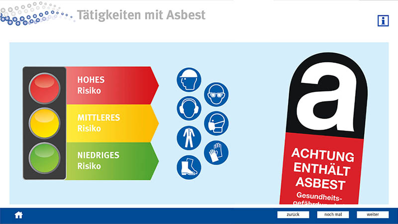 BG Bau - Online-Schulung Gefährdungen erkennen