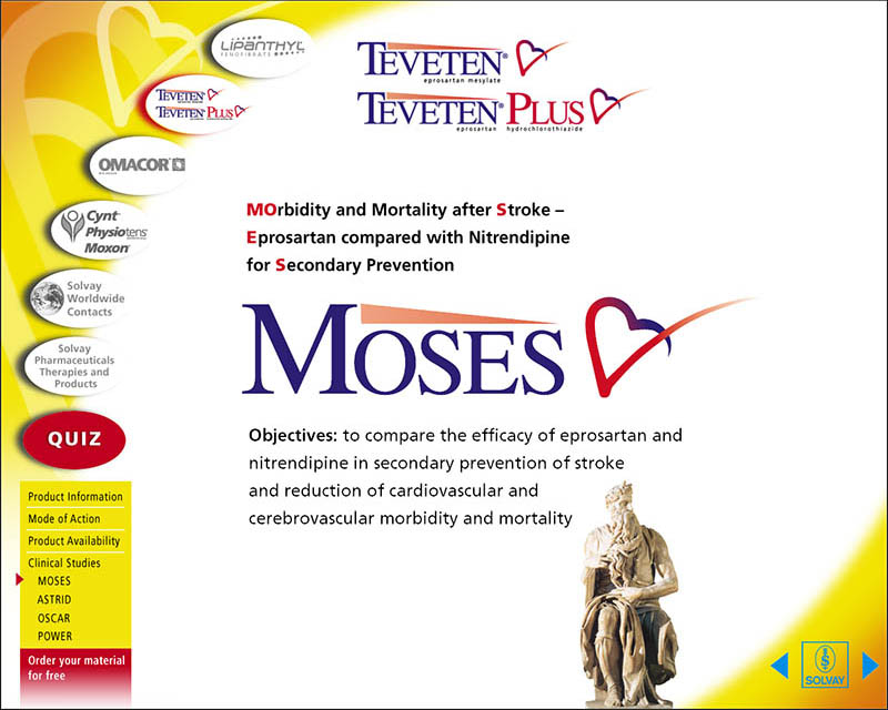 Solvay Pharmaceuticals - Interaktive Messepräsentationen ESC und ESH